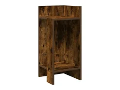 Mesa De Apoio*vidaxl Mesas laterais 2 pcs prateleira 110x50x103 cm carvalho fumado Natural claro