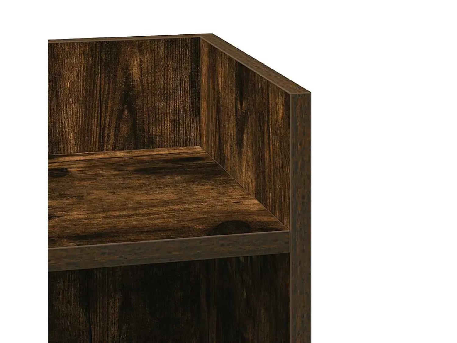 Mesa De Apoio*vidaxl Mesas laterais 2 pcs prateleira 110x50x103 cm carvalho fumado Natural claro