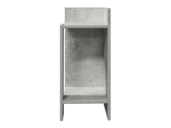 Online vidaxl Mesas laterais 2pcs c/ prateleira 110x50x103cm cimento Cinzento