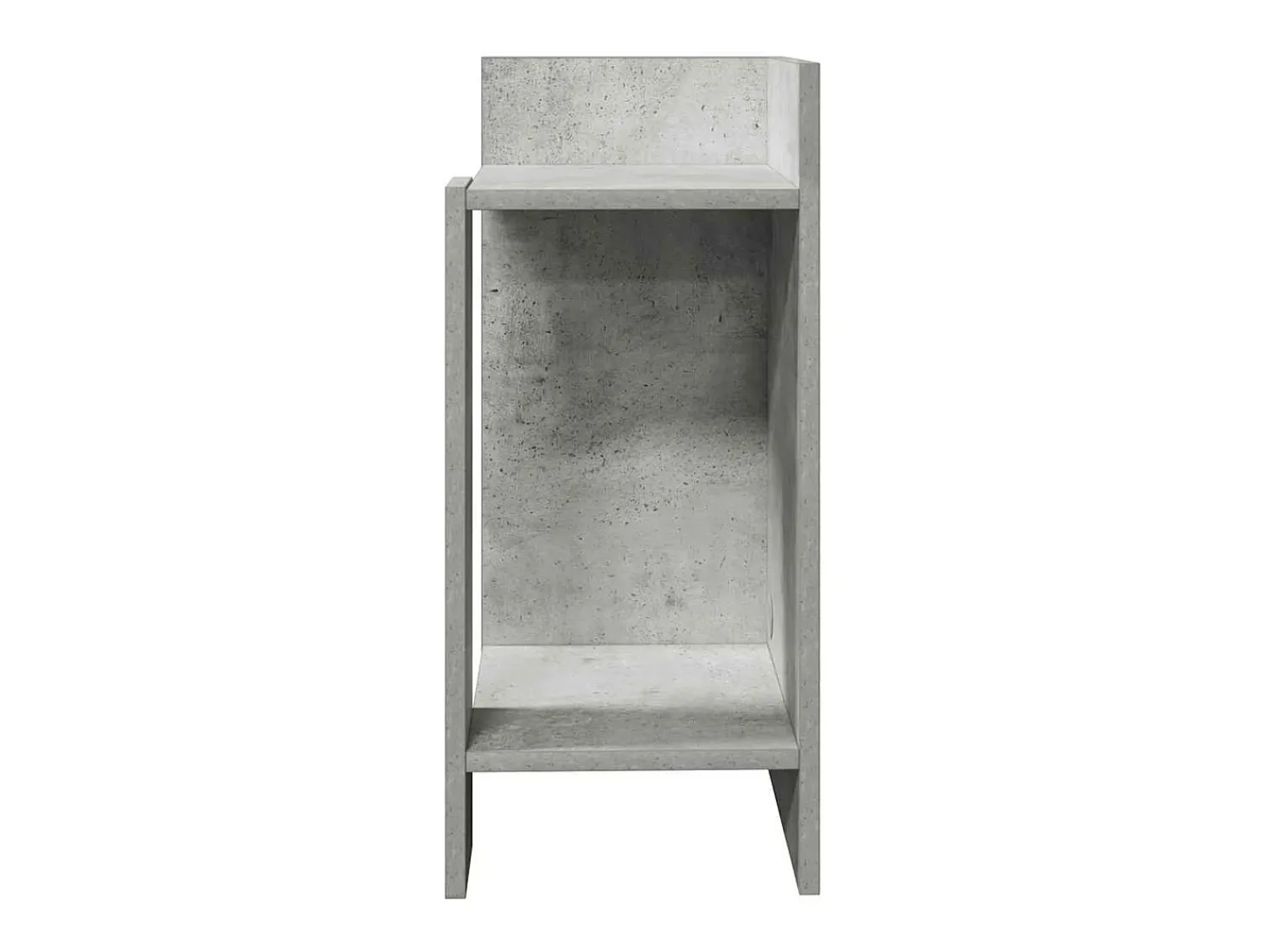 Online vidaxl Mesas laterais 2pcs c/ prateleira 110x50x103cm cimento Cinzento