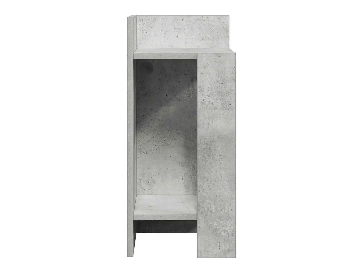 Online vidaxl Mesas laterais 2pcs c/ prateleira 110x50x103cm cimento Cinzento