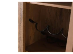 Móvel De Bar*Giner y colomer Meuble bar com porta de entrada em bois de manguier Castanho