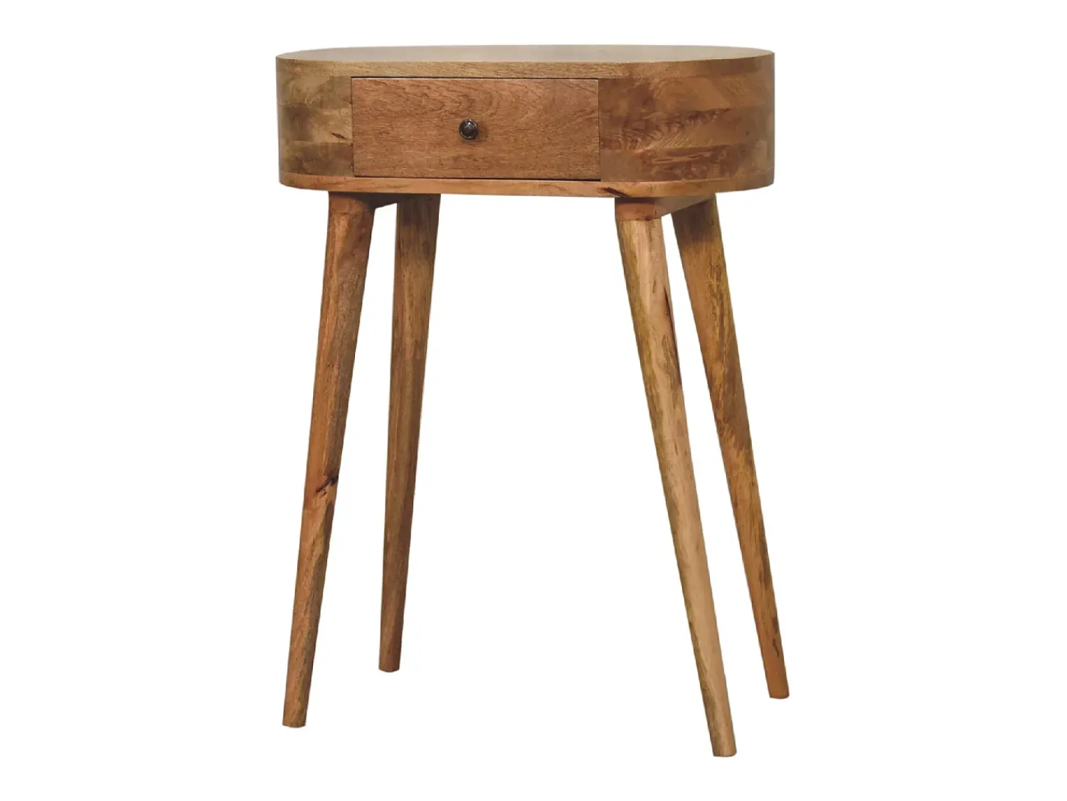 Consola* Mini consola em carvalho estilo Albion Bege