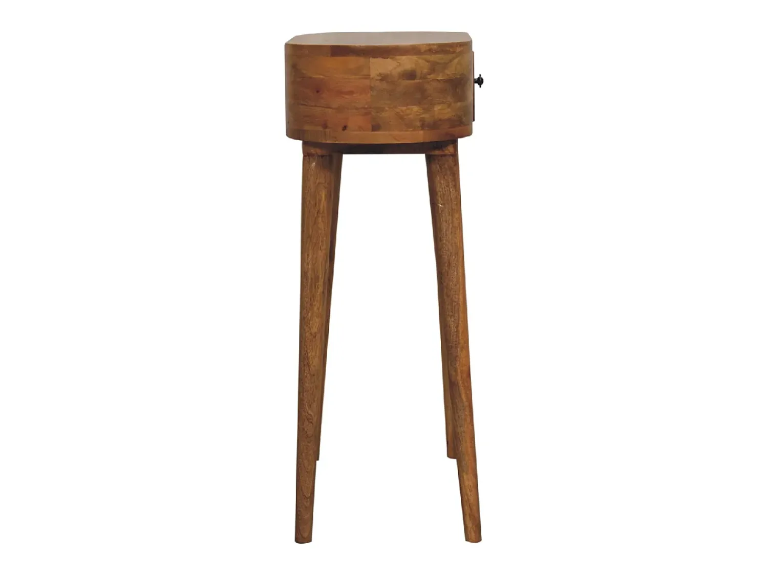 Consola* Mini consola em carvalho estilo Albion Bege