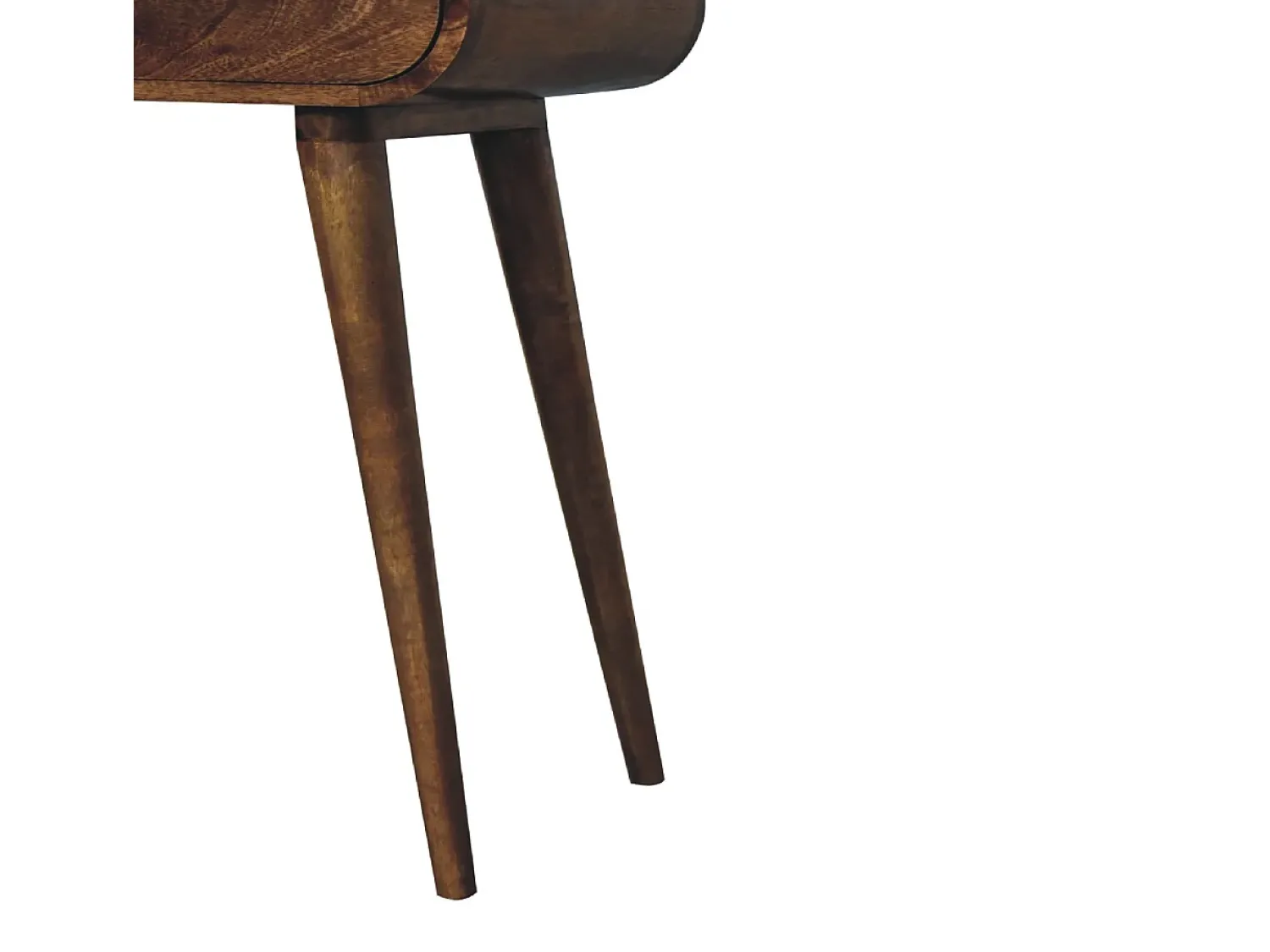 Consola| Mini mesa de console cinza Londres. Castanho