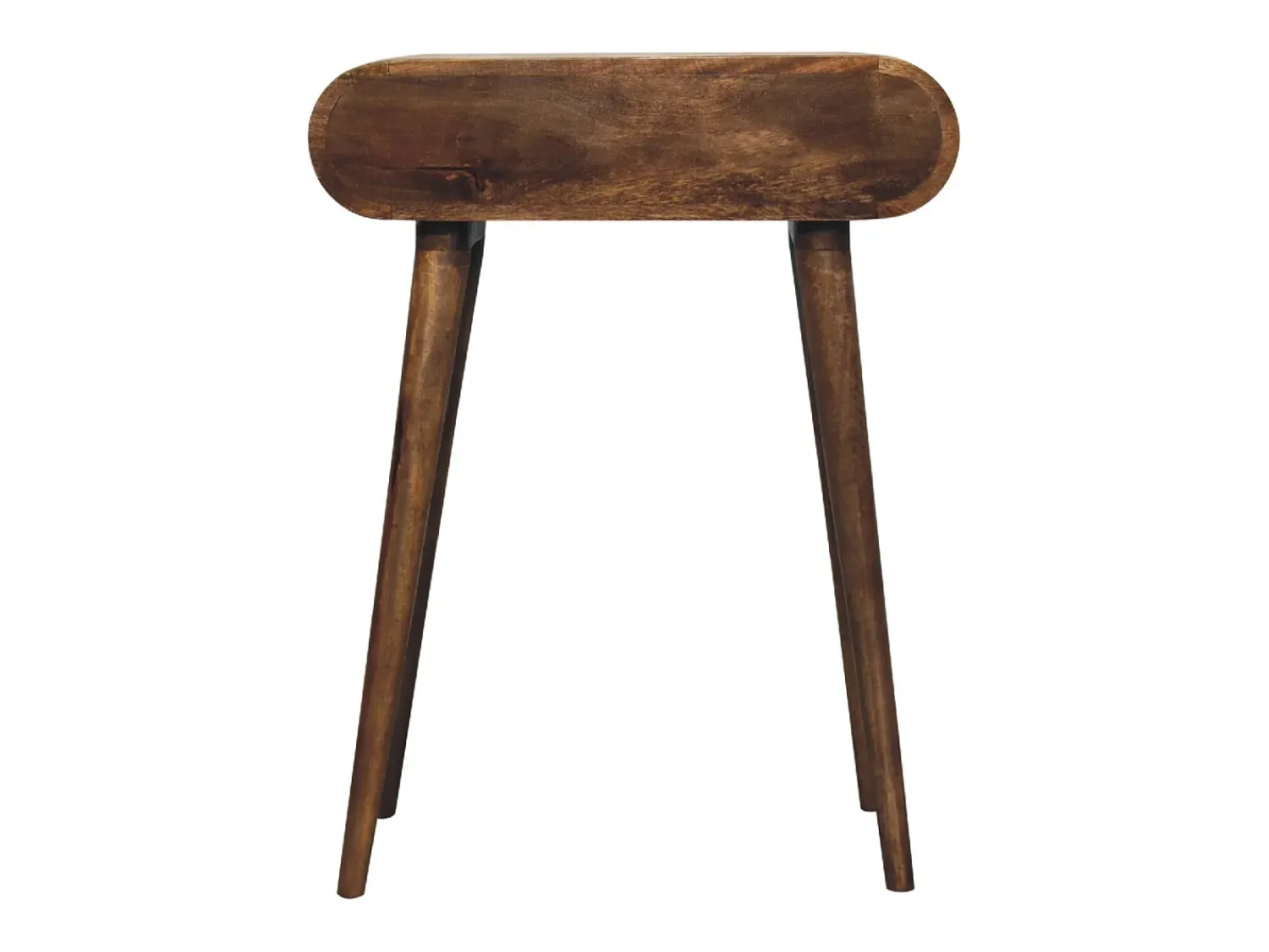 Consola| Mini mesa de console cinza Londres. Castanho