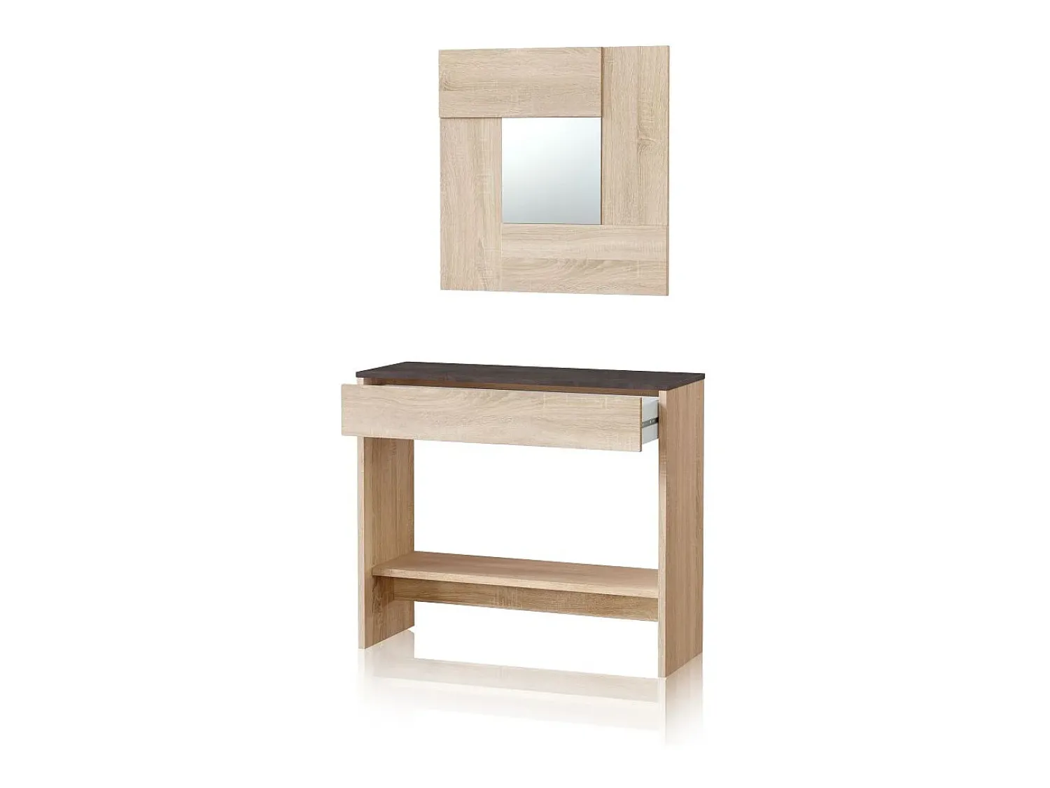 Cabide De Pé|duehome Mobiliário de corredor com consola Ona Cinzento