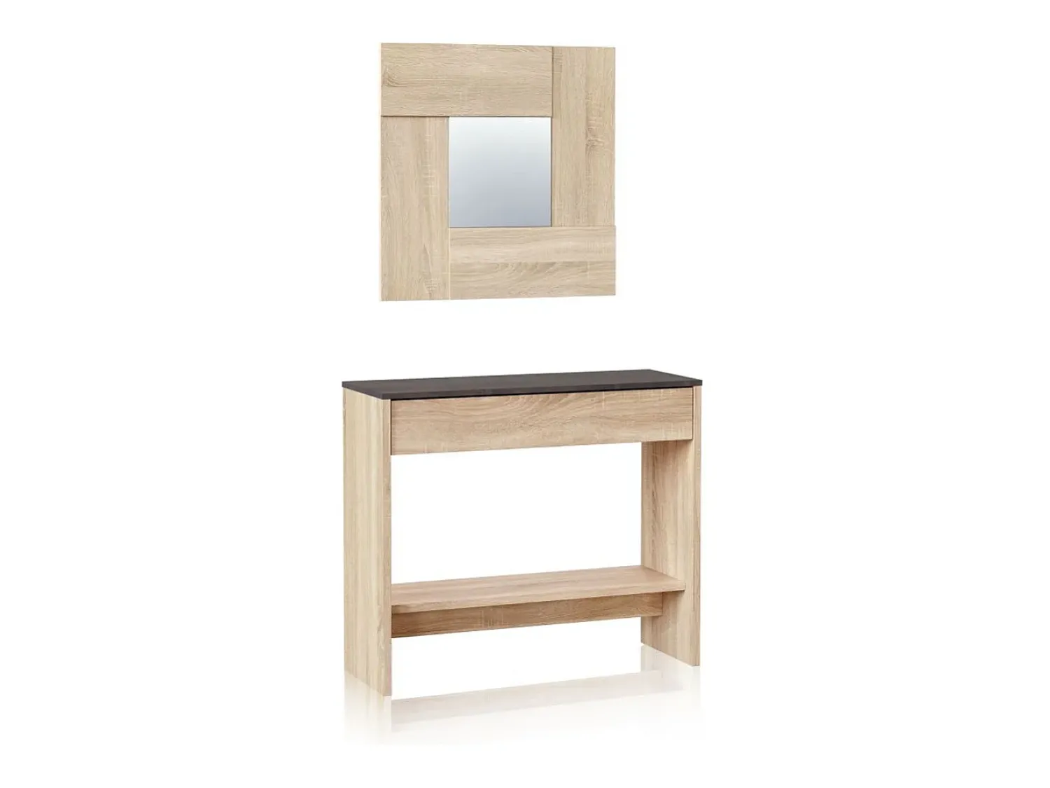 Cabide De Pé|duehome Mobiliário de corredor com consola Ona Cinzento