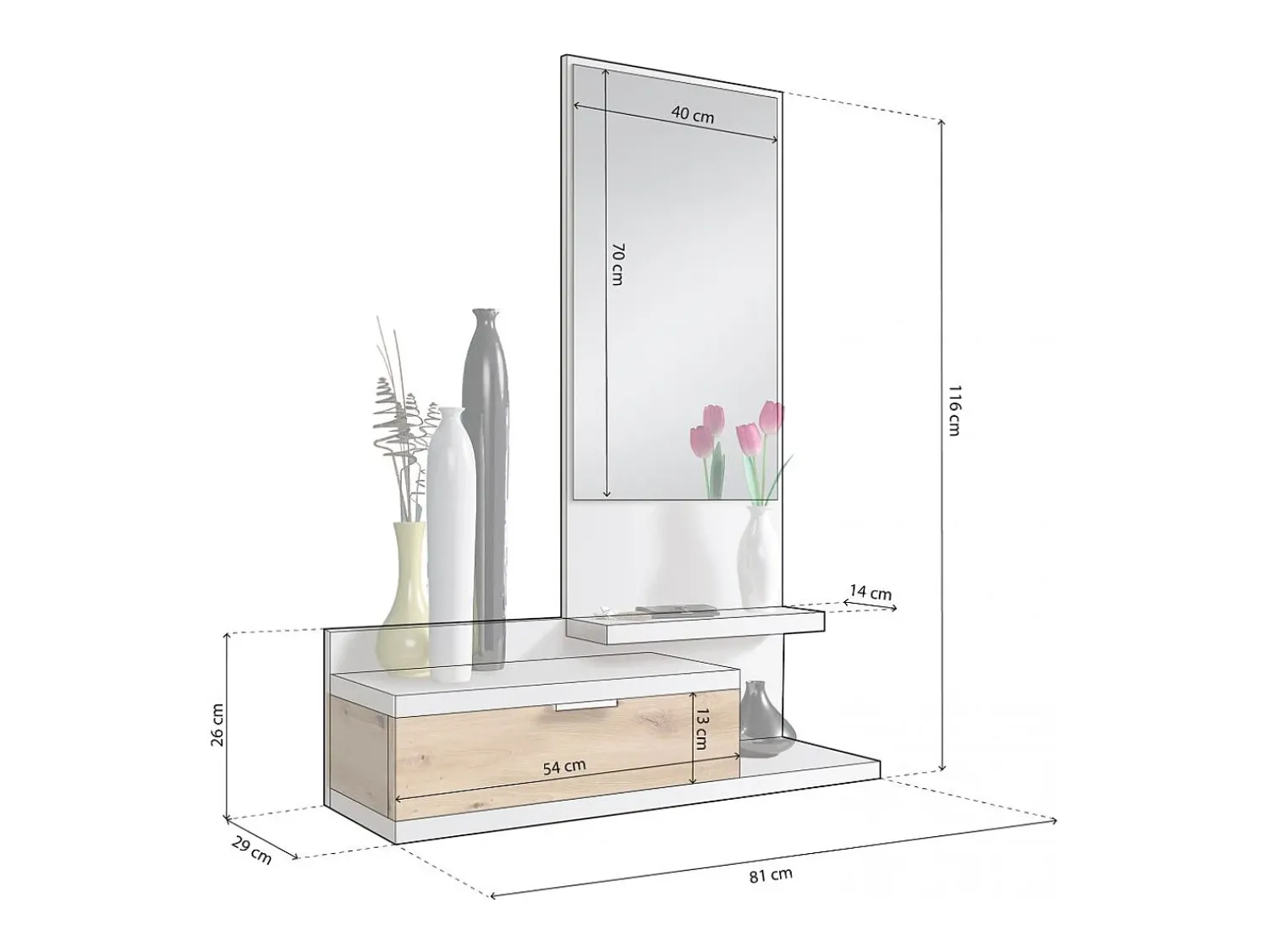duehome Mobiliário de corredor Fiord^ Cabide De Pé