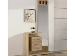 New duehome Mobiliário de corredor Prisma Castanho
