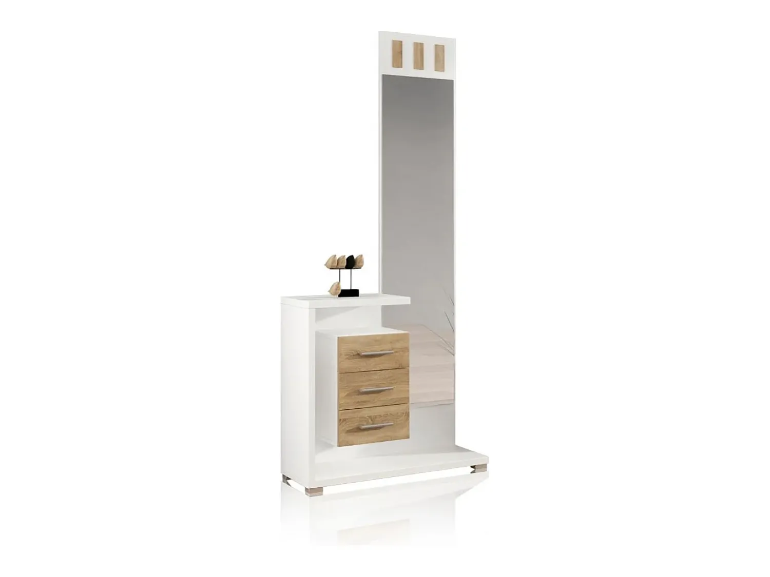 Móvel De Entrada*duehome Mobiliário de corredor Prisma Branco