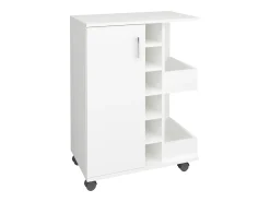 Móvel De Arrumação*VCM Mobiliário de cozinha servindo carrinho Esilo Branco A. 85 x L. 63 x P. 40 cm Multicor