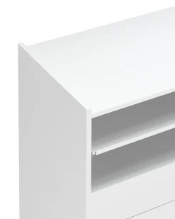 Móvel De Arrumação|VCM Mobiliário de cozinha servindo carrinho Kiola A. 92 x L. 59 x P. 40 cm Branco