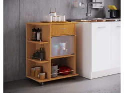 VCM Mobiliário de cozinha servindo carrinho Pocis Livro A. 80 x L. 65 x P. 39 cm^ Móvel De Arrumação