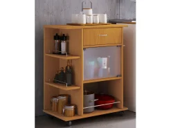 VCM Mobiliário de cozinha servindo carrinho Pocis Livro A. 80 x L. 65 x P. 39 cm^ Móvel De Arrumação