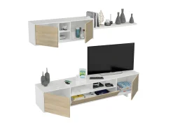 Móvel De Tv*Loungitude Mobiliário de sala de jantar Belus Natural claro