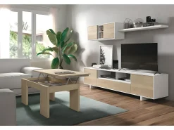 Móvel De Tv*Loungitude Mobiliário de sala de jantar Belus Natural claro