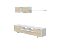 Móvel De Tv*Loungitude Mobiliário de sala de jantar Belus Natural claro