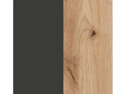 Discount duehome Mobiliário modular de sala de estar Lunet em aplino preto 190 cm Cinzento