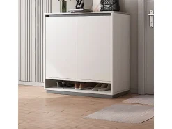 Móvel De Arrumação|Sapateira* MODERNA CÔMODA BRANCA COM GRANDE CAPACIDADE PARA SAPATOS ESTANTE DE 2 PORTAS ESTREITA Branco