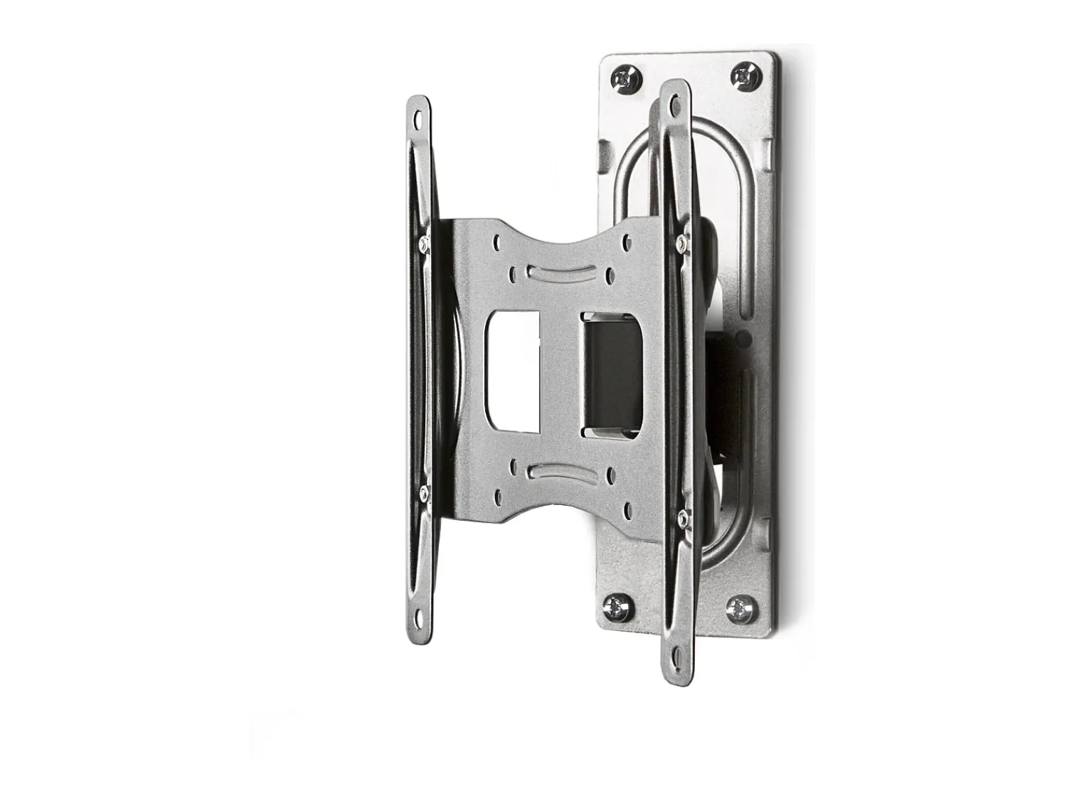 VCM Montagem na parede de TV B-FS1 Prata A. 24 x L. 22 x P. 10 cm^ Móvel De Tv