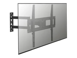 VCM Montagem na parede de TV B-SN600 Preto A. 42 x L. 64 x P. 8 cm^ Móvel De Tv