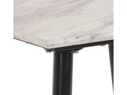 Online Loft24 Monza | Mesa de apoio Mármore Preto Ouro Branco