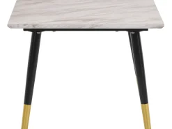 Online Loft24 Monza | Mesa de apoio Mármore Preto Ouro Branco