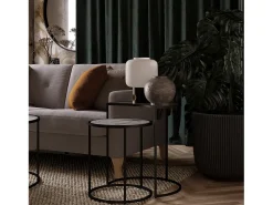 Dorel Home Moon Phases | Mesas de apoio em mármore e vidro^ Mesa De Centro