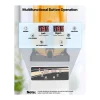 Acessório Vinho E Bar* Máquina de Granito SucceBuy, Reservatório Único de 15 L, Aço Inoxidável, Distribuidor de Bebidas Geladas, para Casa, Restaurantes, Cafés, Bares