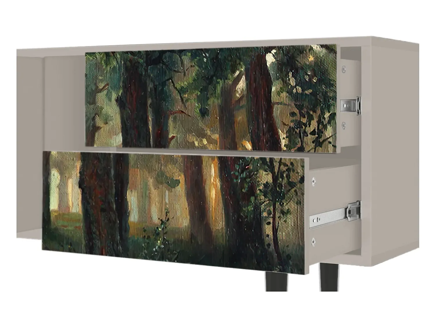 Mueble de TV - 170х69х48 cm - T1 - Rain in the Oak Forest, Areia^ Móvel De Tv