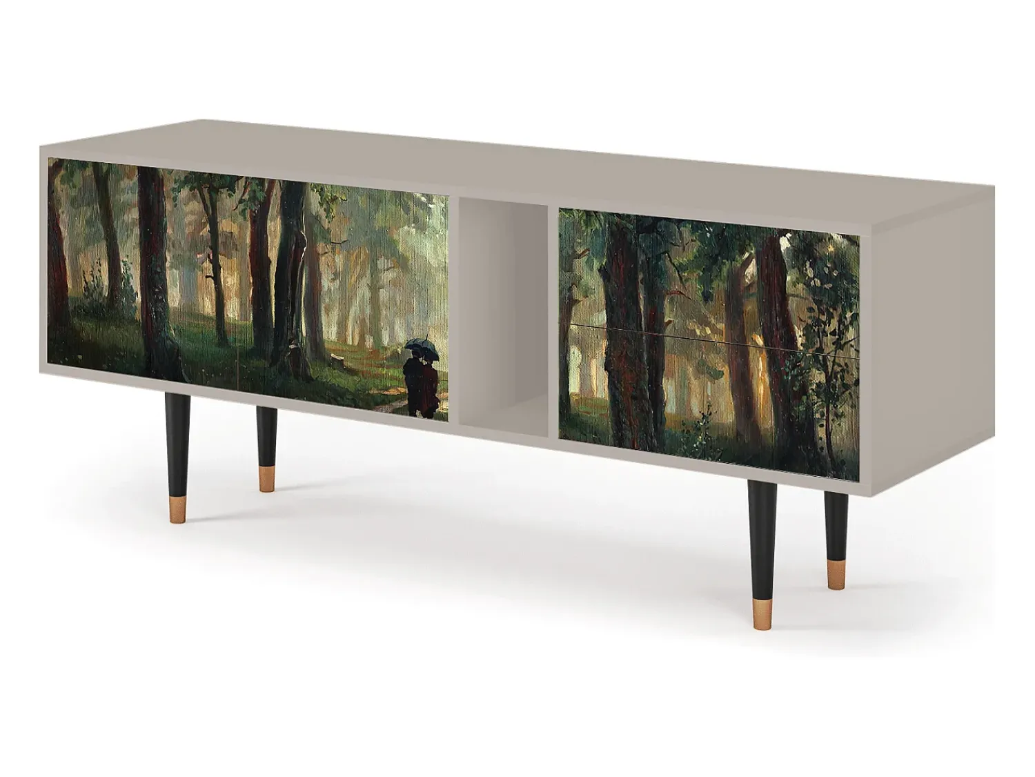 Mueble de TV - 170х69х48 cm - T1 - Rain in the Oak Forest, Areia^ Móvel De Tv