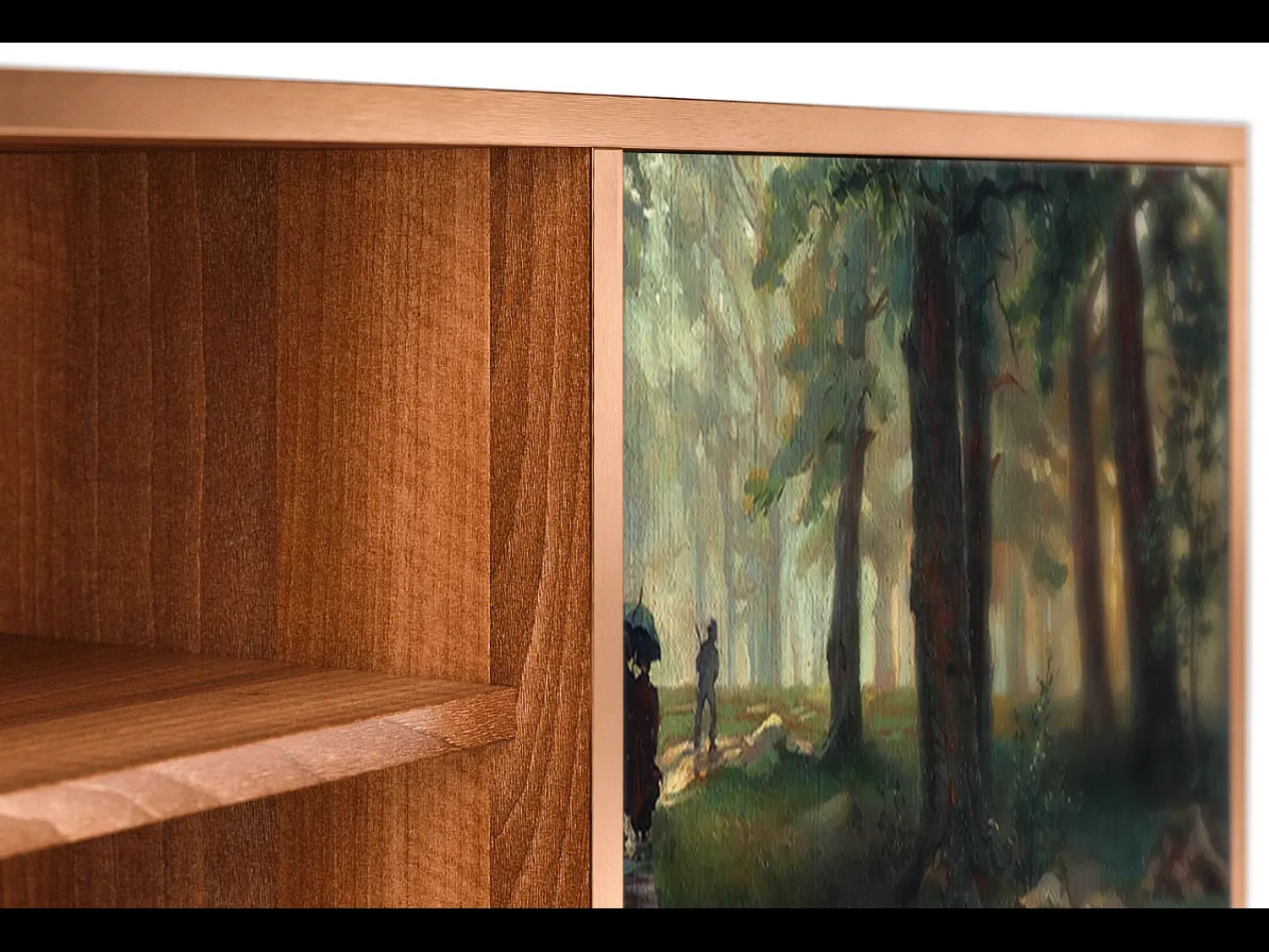 Mueble de TV - 170х69х48 cm - T2 - Rain in the Oak Forest, Nogueira^ Móvel De Tv