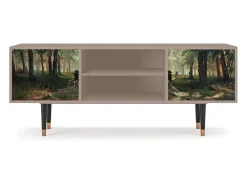 Móvel De Tv* Mueble de TV - 170х69х48 cm - T2 - Rain in the Oak Forest, Latte Bege