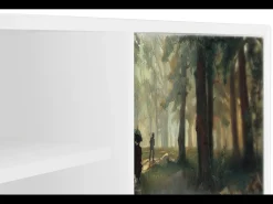 Móvel De Tv* Mueble de TV - 170х69х48 cm - T2 - Rain in the Oak Forest, Branco Bege