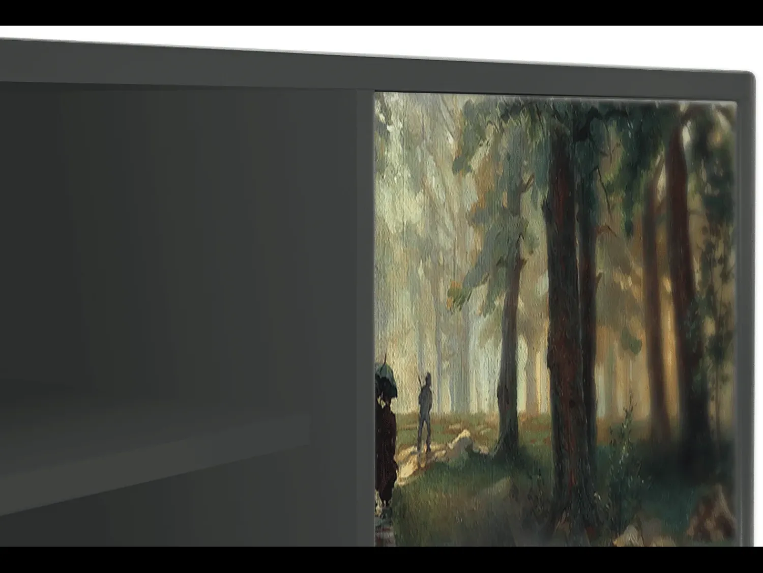 Móvel De Tv| Mueble de TV - 170х69х48 cm - T2 - Rain in the Oak Forest, Antracite Cinza antracite