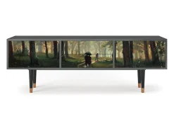 Mueble de TV - 170х59х48 cm - T4 - Rain in the Oak Forest, Antracite^ Móvel De Tv