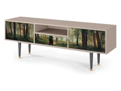 Mueble de TV - 170х59х41 cm - T6 - Rain in the Oak Forest, Areia Bege
