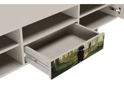 Mueble de TV - 170х59х41 cm - T6 - Rain in the Oak Forest, Areia Bege