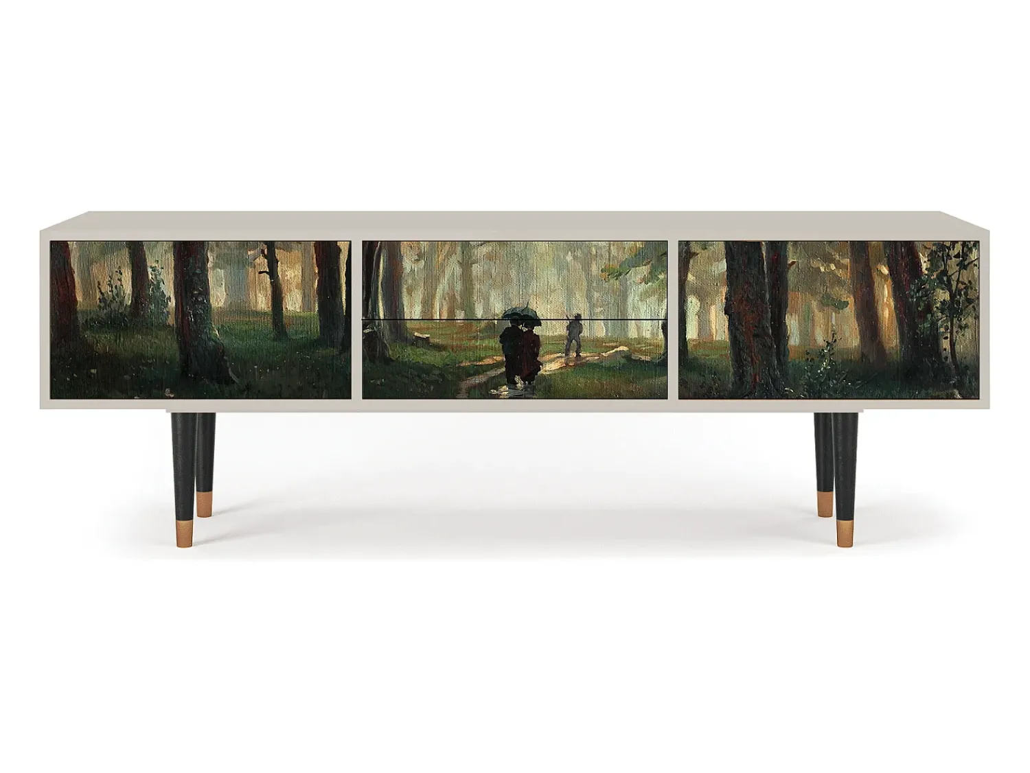 Mueble de TV - 170х59х48 cm - T4 - Rain in the Oak Forest, Areia^ Móvel De Tv