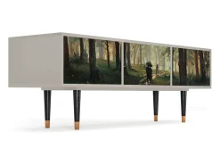 Mueble de TV - 170х59х48 cm - T4 - Rain in the Oak Forest, Areia^ Móvel De Tv