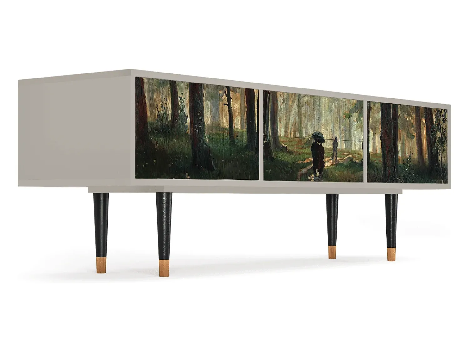 Mueble de TV - 170х59х48 cm - T4 - Rain in the Oak Forest, Areia^ Móvel De Tv