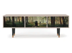 Mueble de TV - 170х59х48 cm - T4 - Rain in the Oak Forest, Latte^ Móvel De Tv