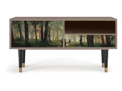 Mueble de TV - 115х59х48 cm - T3 - Rain in the Oak Forest, Latte^ Móvel De Tv