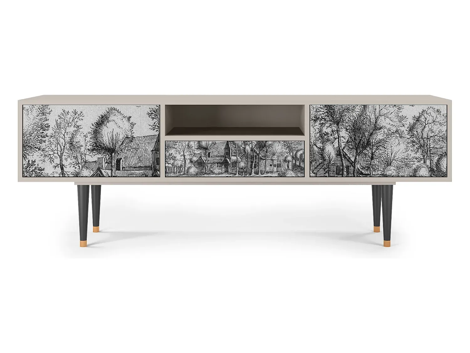 Mueble de TV - 170х59х41 cm - T6 - A Pond, Areia^ Móvel De Tv