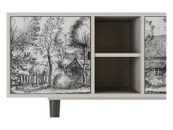 Sale Mueble de TV - 150х69х41 cm - T5 - A Pond, Areia Bege