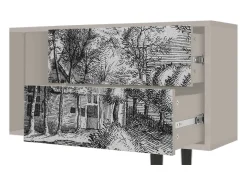 Móvel De Tv| Mueble de TV - 170х69х48 cm - T1 - A Pond, Areia Bege
