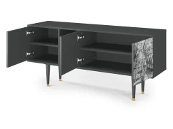 Clearance Mueble de TV - 150х69х41 cm - T5 - A Pond, Antracite Cinza antracite