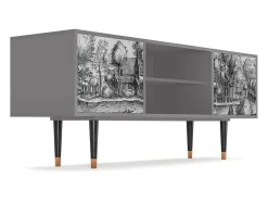 Mueble de TV - 170х69х48 cm - T2 - A Pond, Cinza^ Móvel De Tv