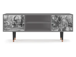 Mueble de TV - 170х69х48 cm - T2 - A Pond, Cinza^ Móvel De Tv